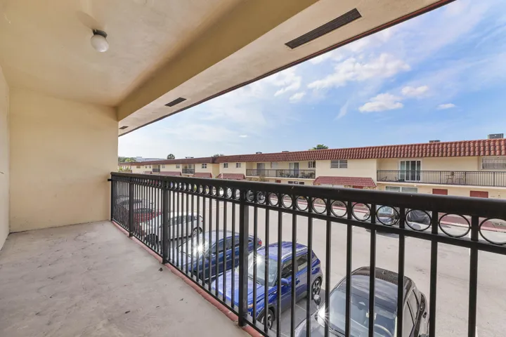 Primary room balcony view