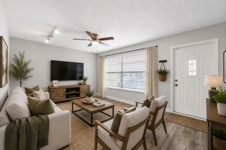 Virtual staged Living room view inside