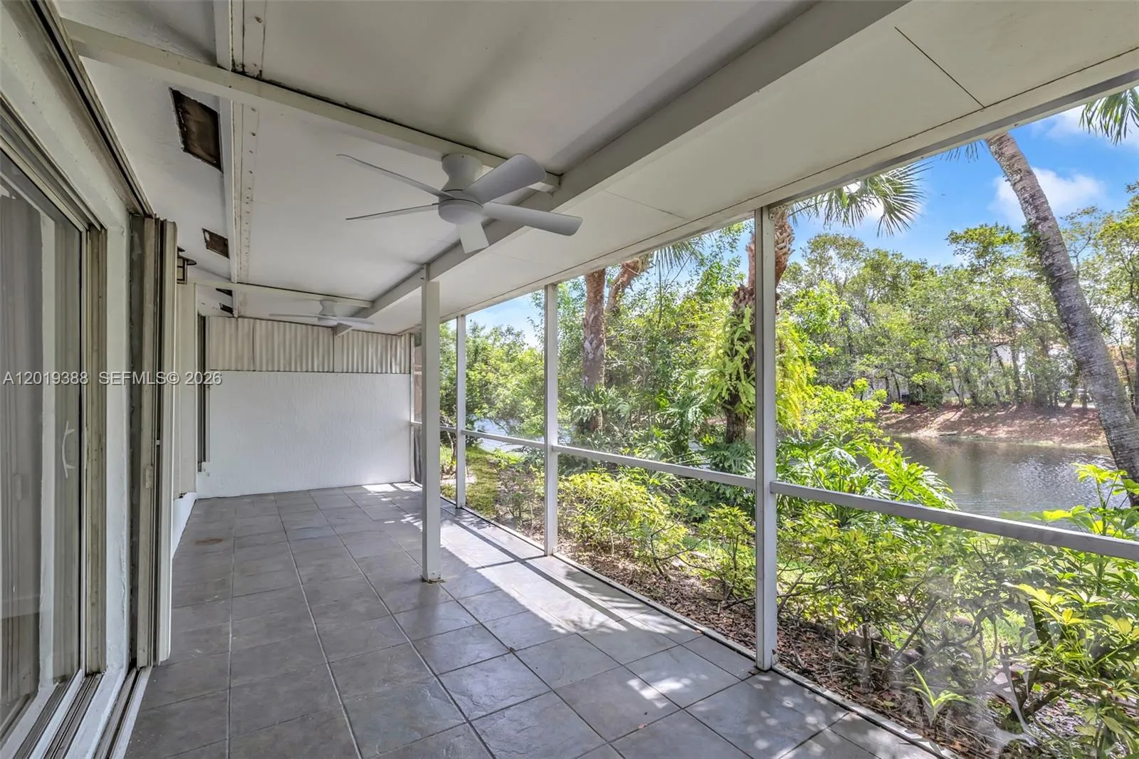 Screened in patio