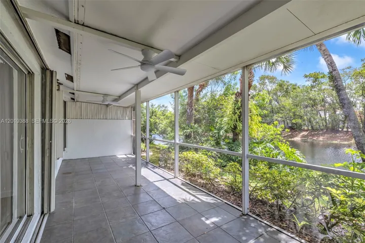Screened in patio