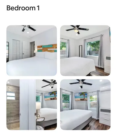 2 bedrooms shown in main home