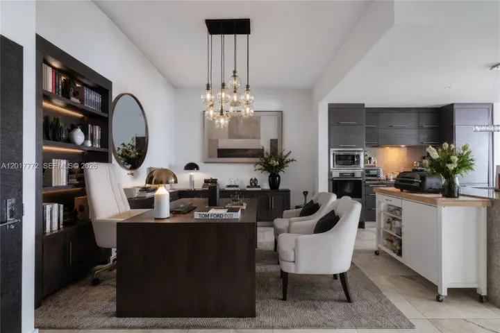 Virtually staged bedroom