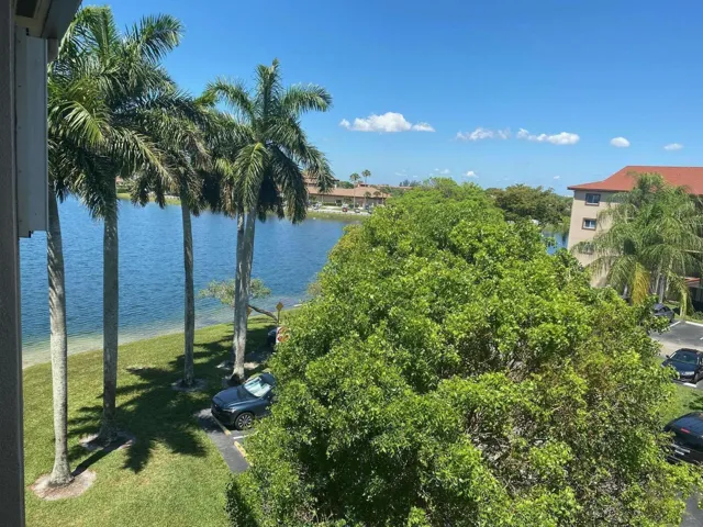 Front balcony with lake view