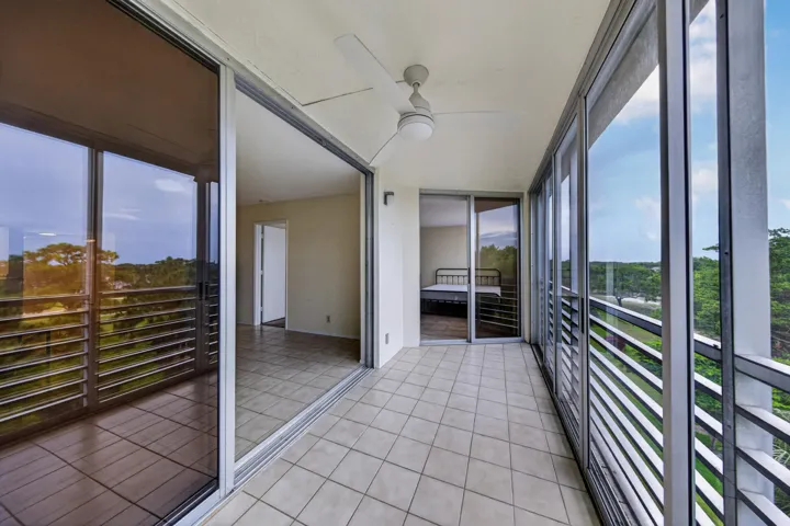 patio with door to main bedroom