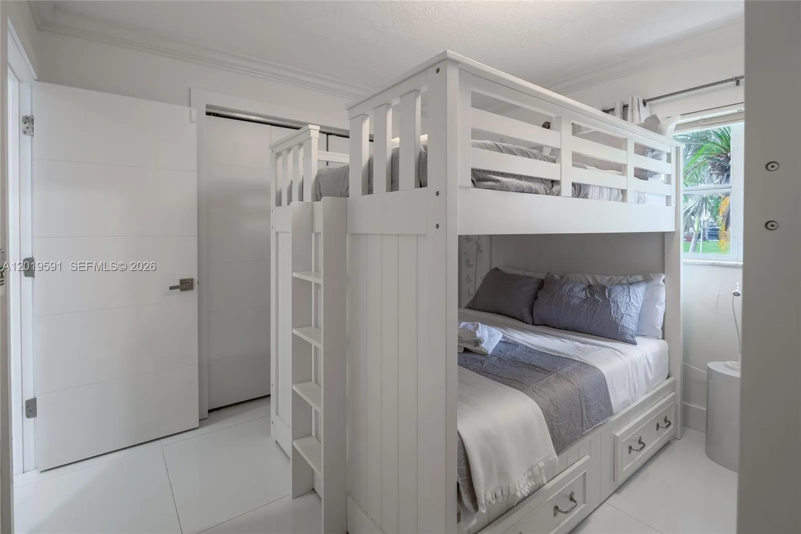 Modern bunk bedroom with stylish accommodations perfect for family and group travel experiences.