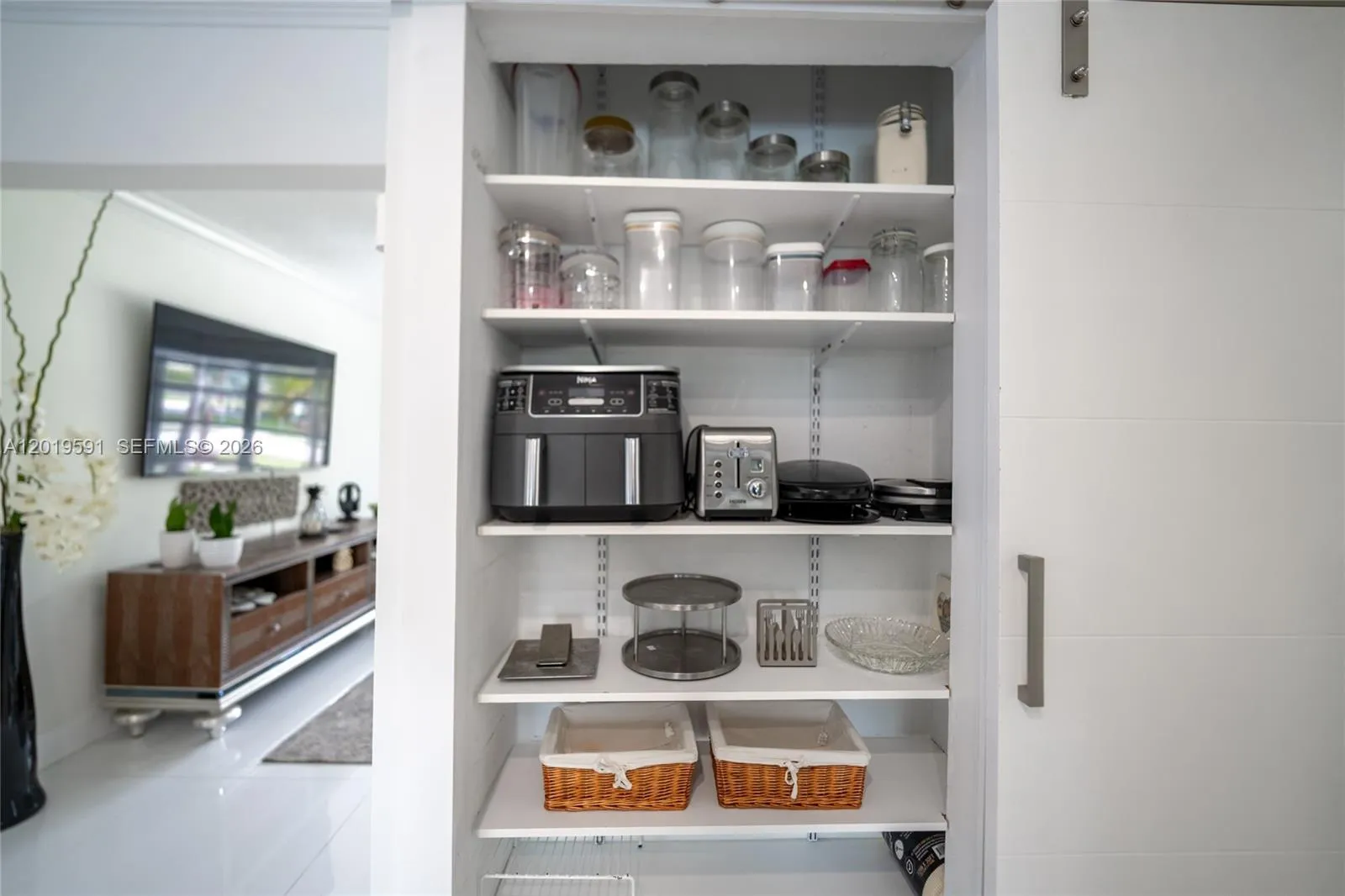Fully stocked pantry and coffee station designed for convenience, comfort, and extended luxury stays.