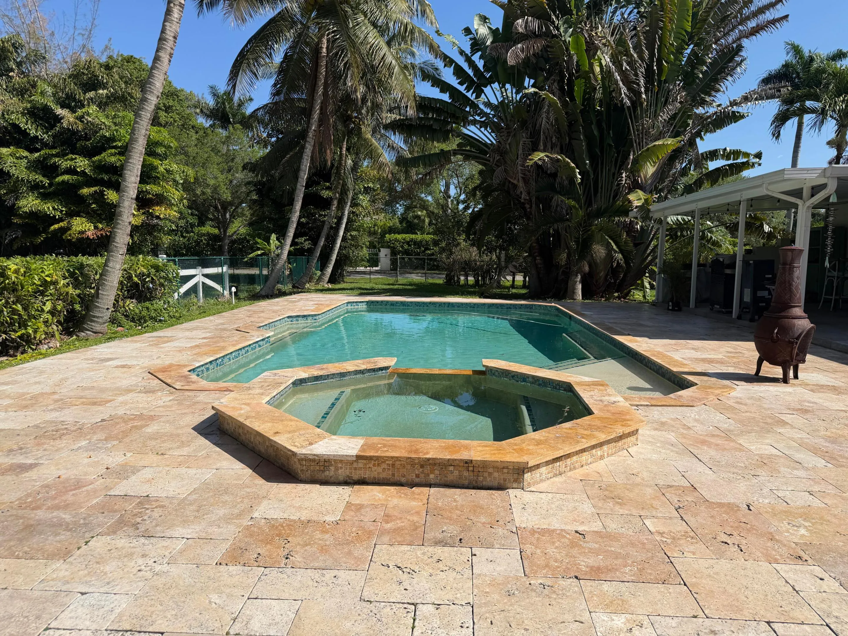 Travertine Deck