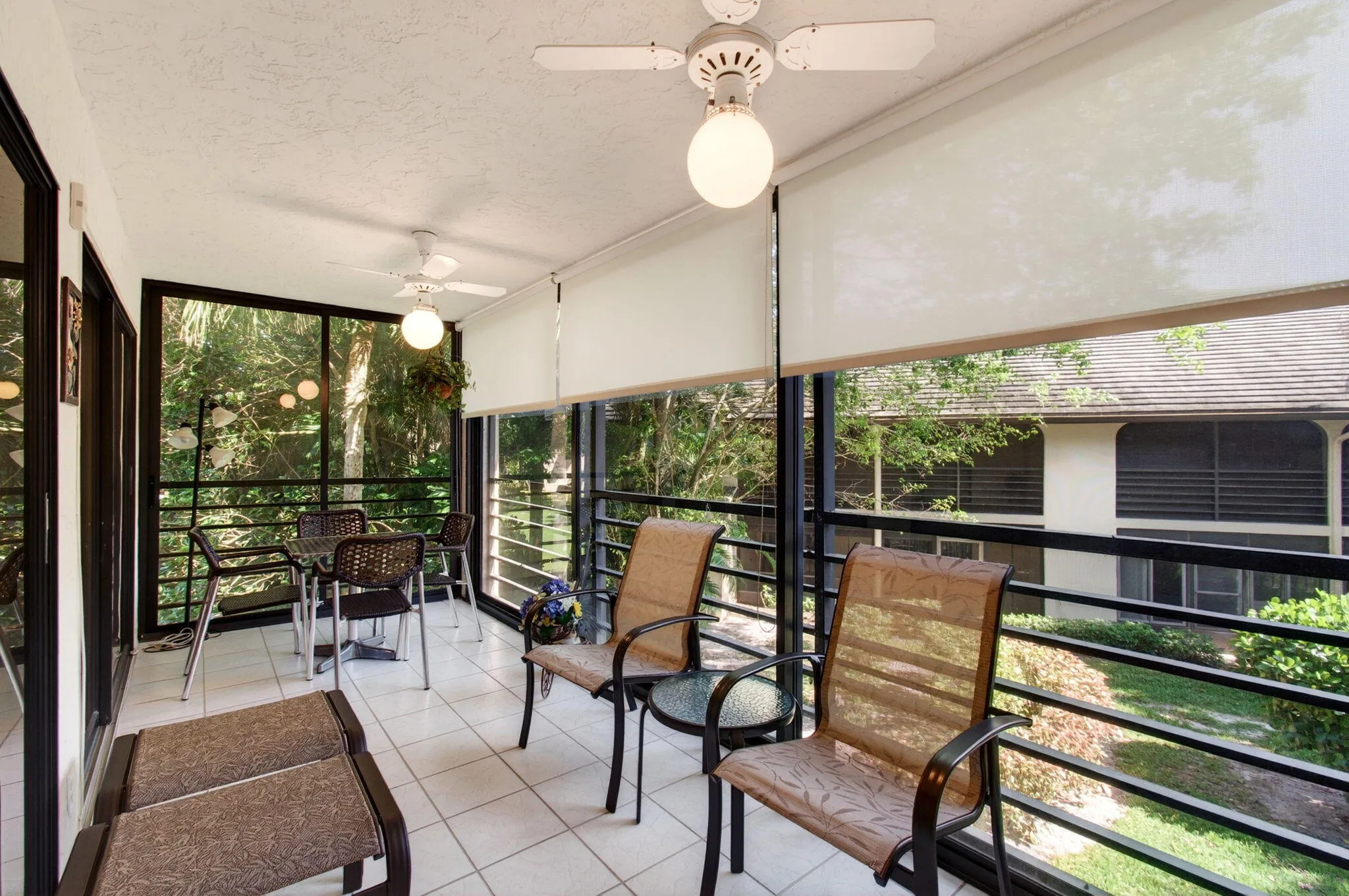 Screened lanai