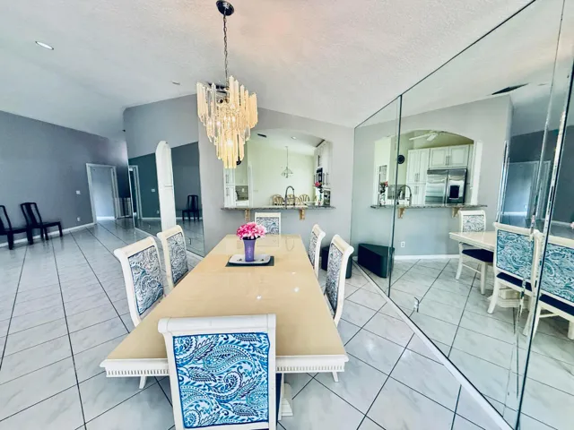 View from Dining Room to Kitchen