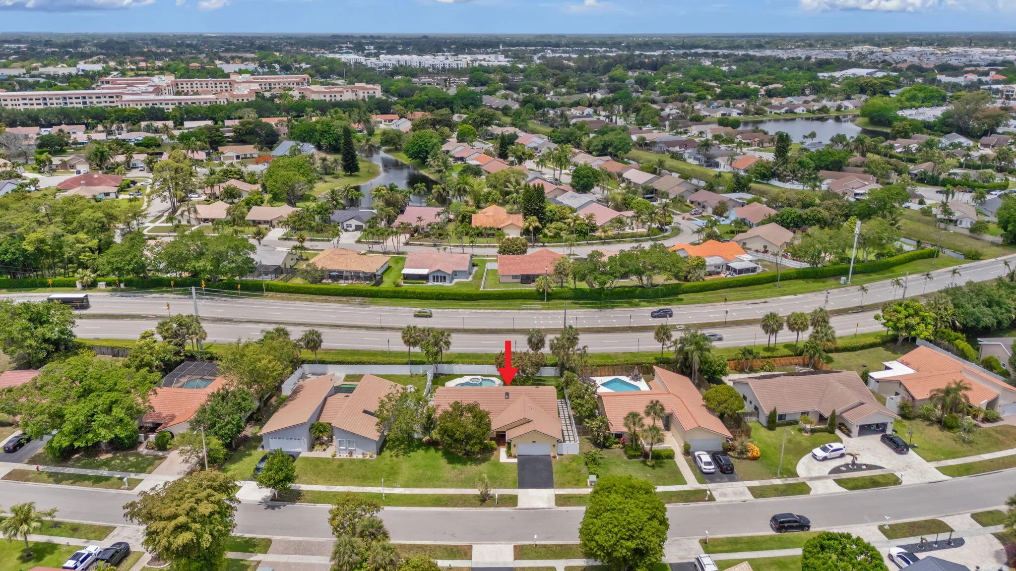 Aerial Neighborhood View