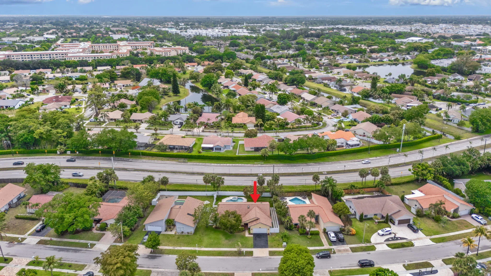 Aerial Neighborhood View