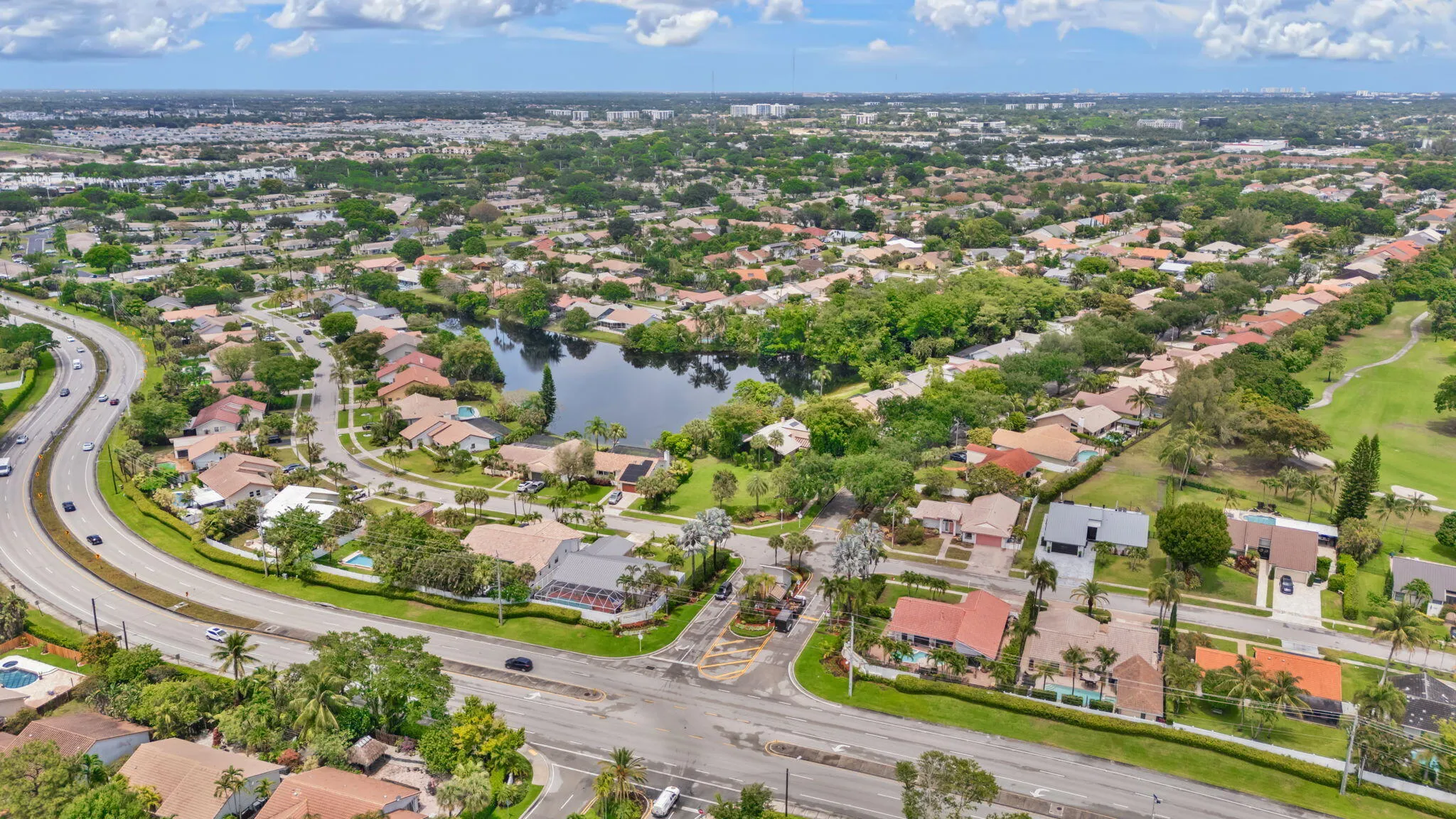 Aerial Neighborhood View