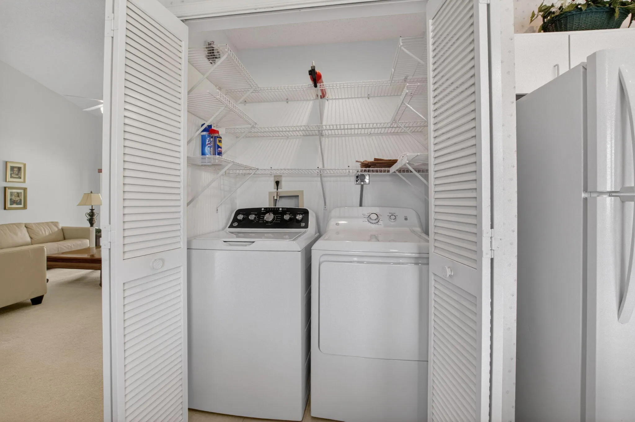 Laundry closet