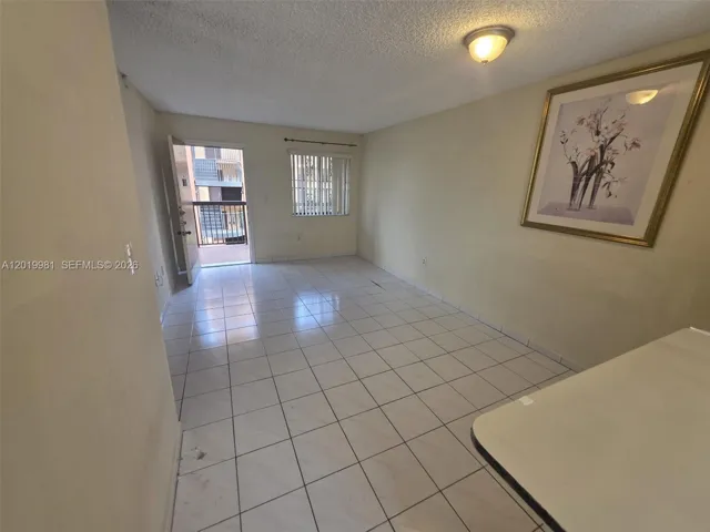 View to Dining/living room area from kitchen