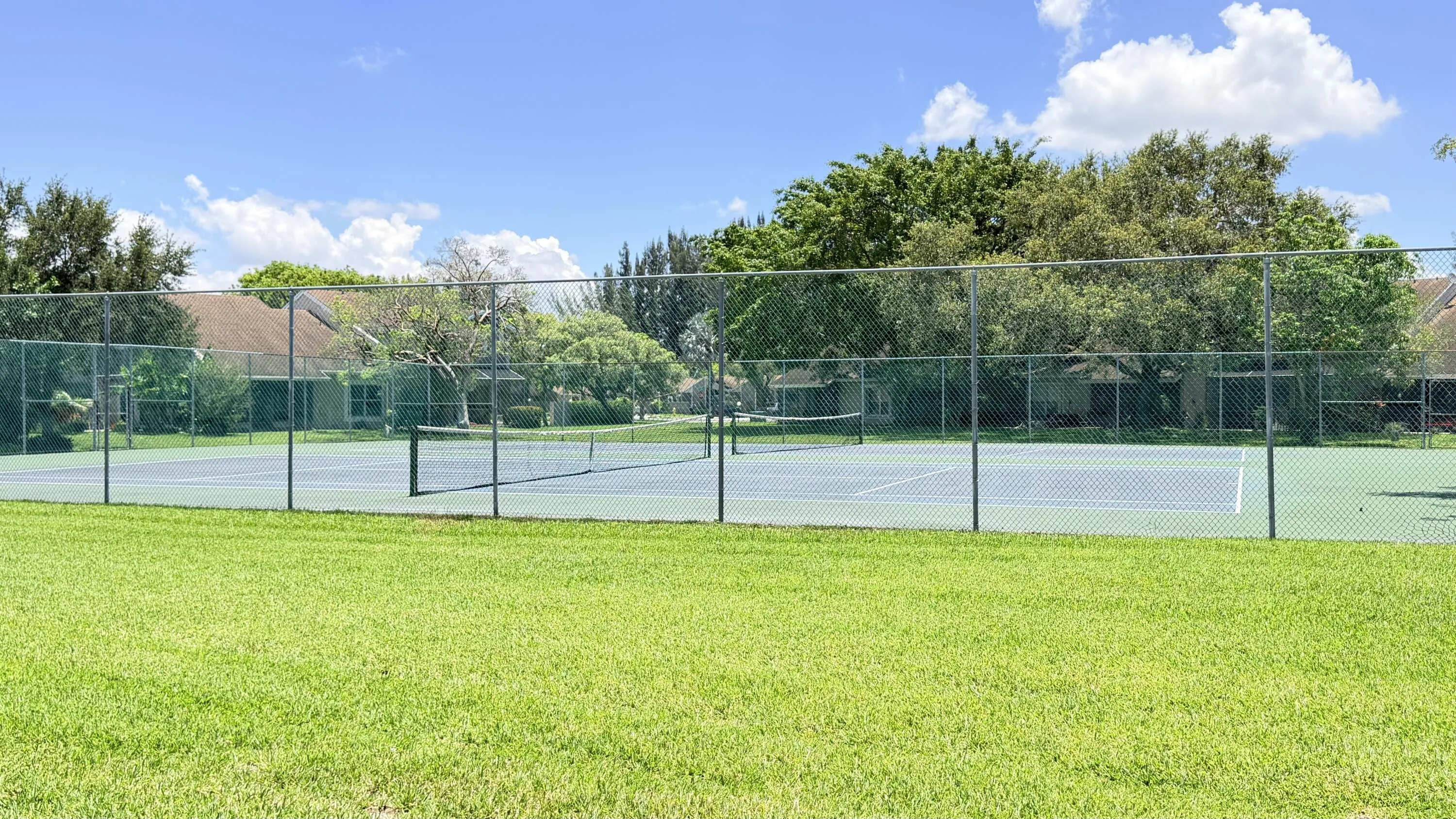 Tennis Courts in Community