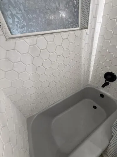 Custom Tiled Tub Surround