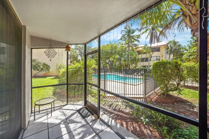 Screened patio
