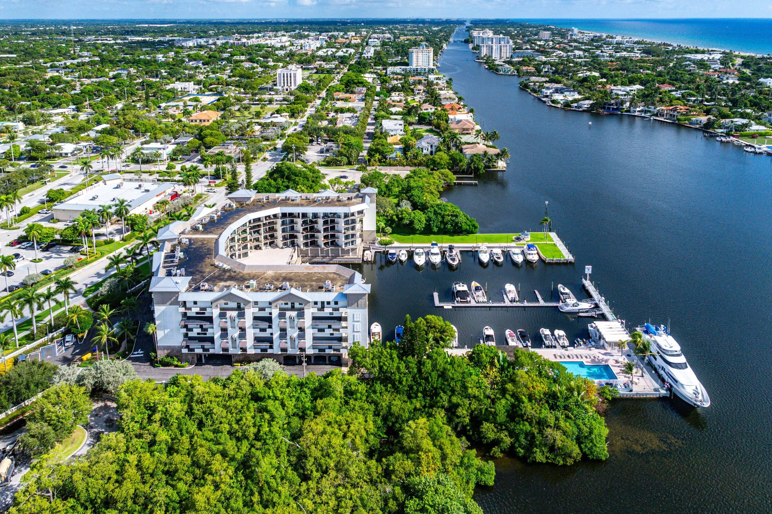 Building and Marina