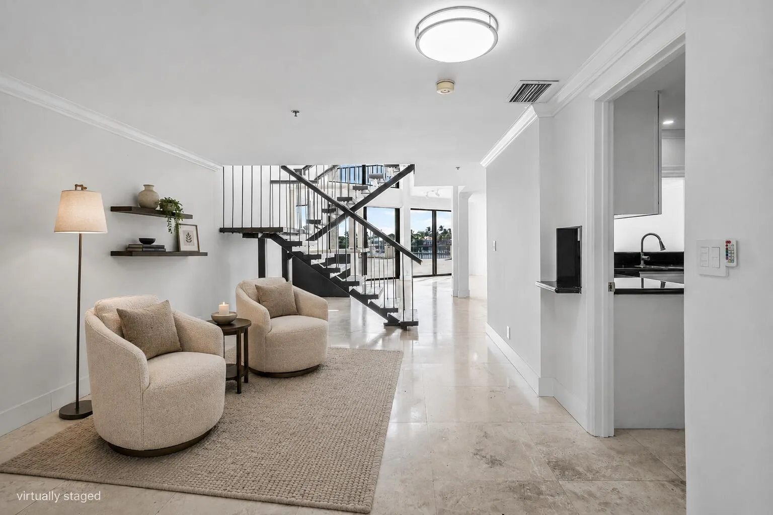 Entry Sitting Area