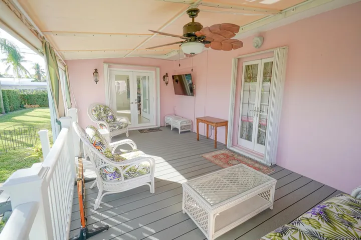 Covered Private Porch