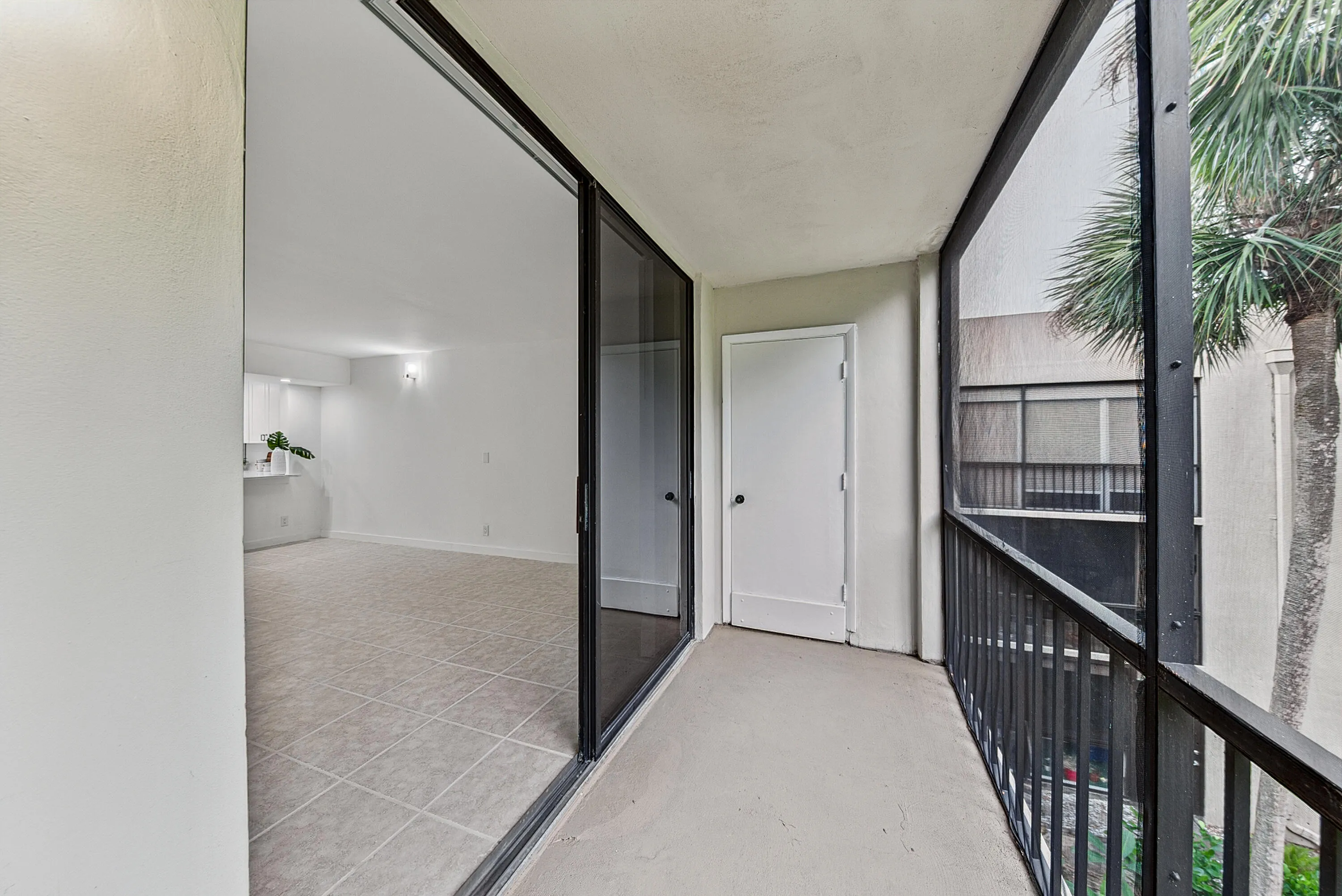 Storage room off balcony