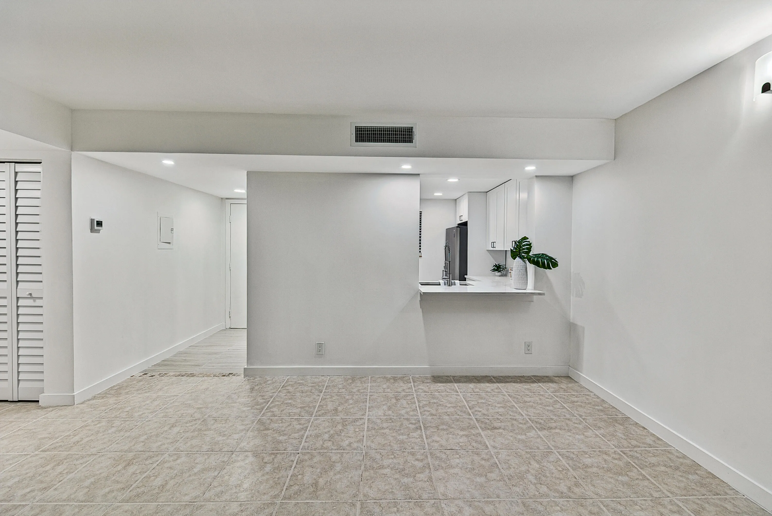 Living and dining area