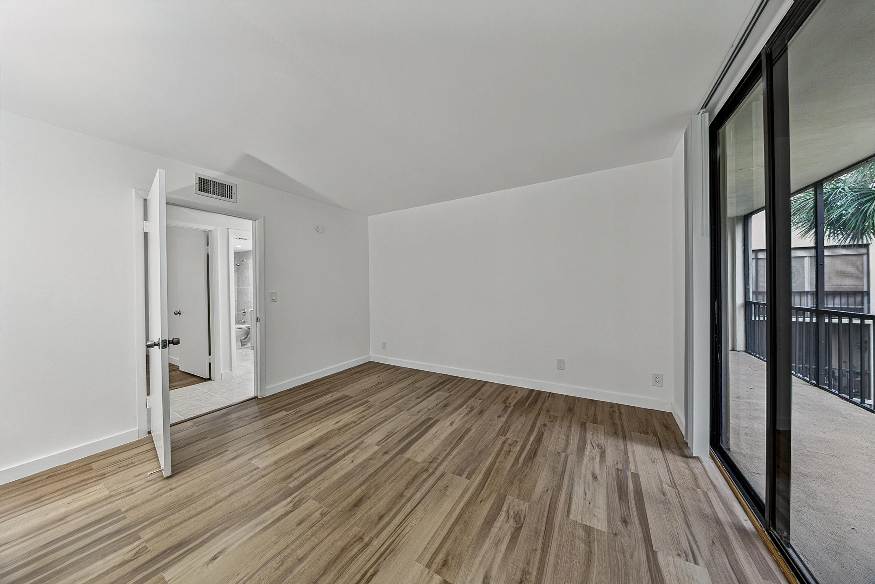Access the lanai from the primary bedroom