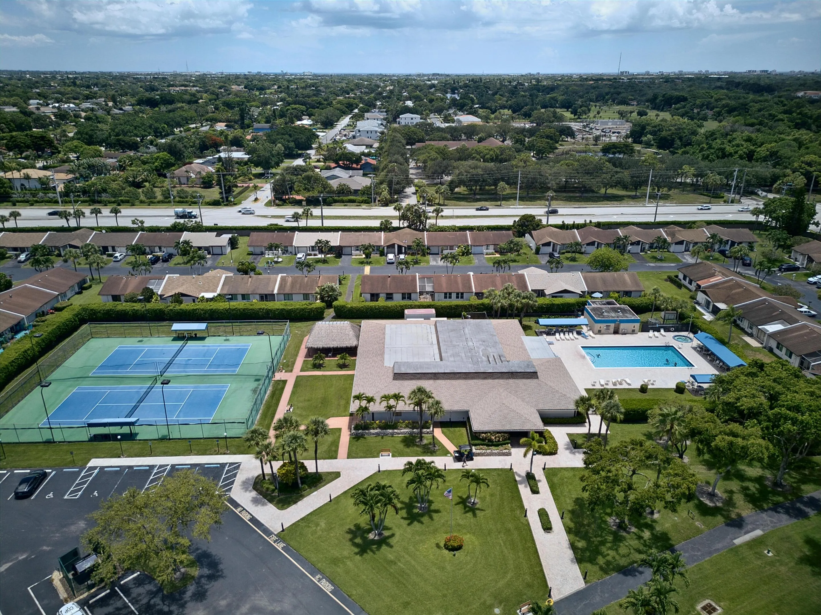 Tennis and pickleball courts