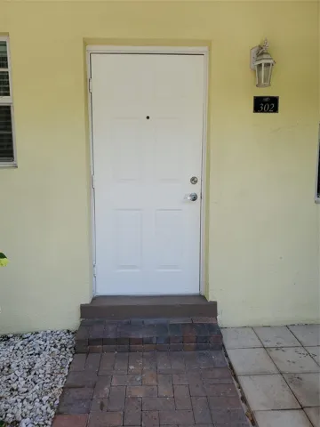 Private entrance from your front patio
