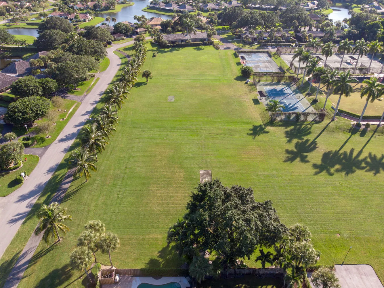 Aerial | View of Tennis Facility