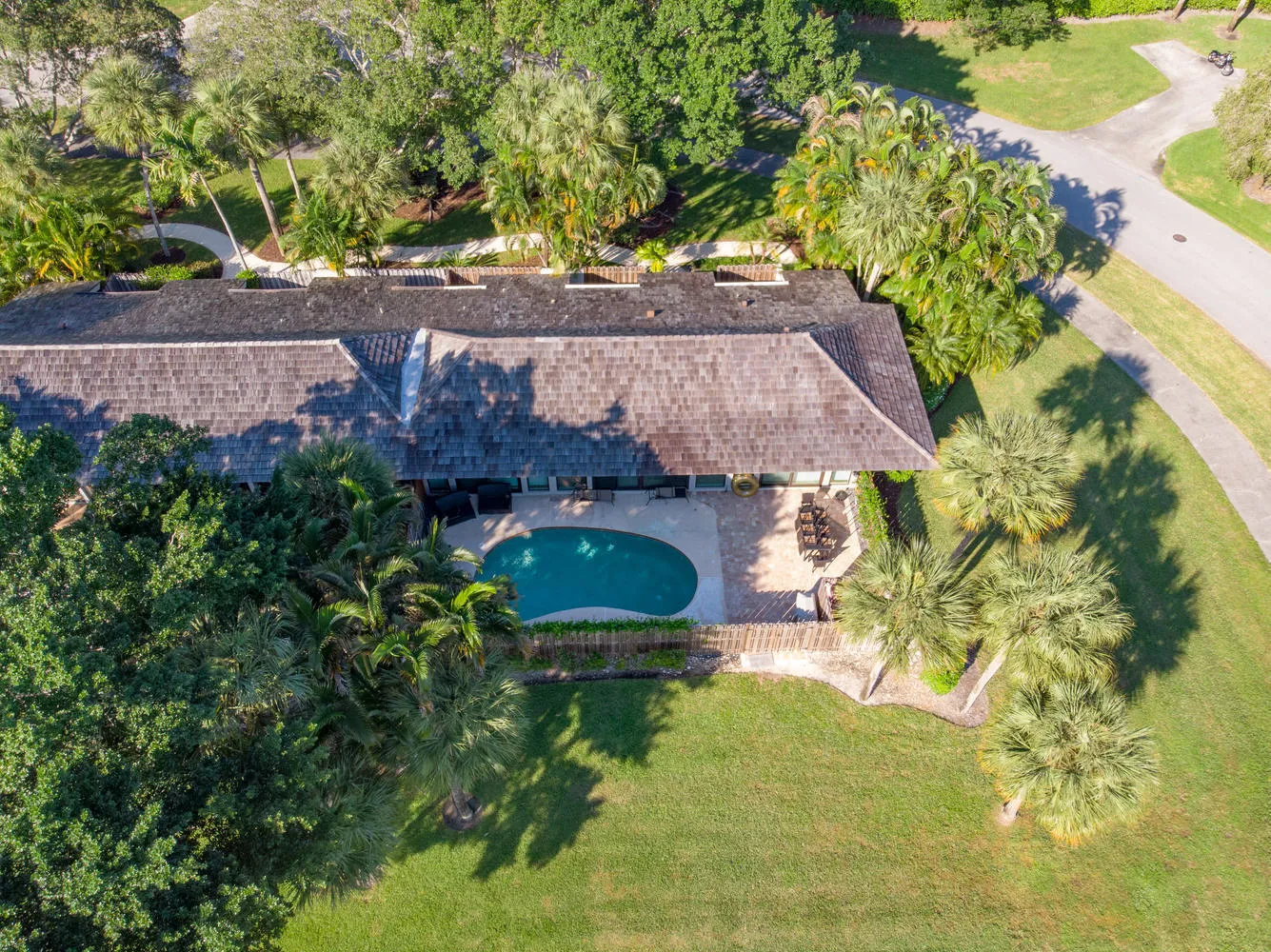 Aerial of Pool