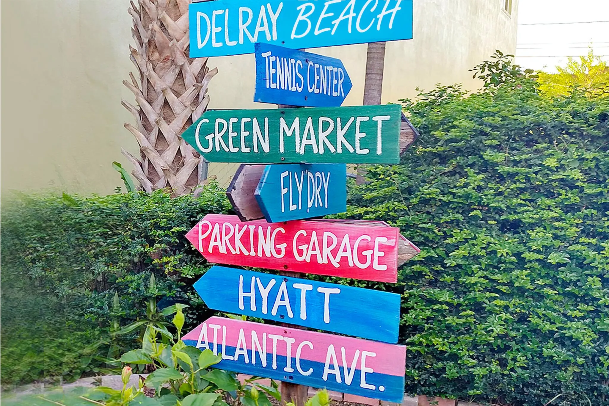 Atlantic Ave Delray Beach Sign
