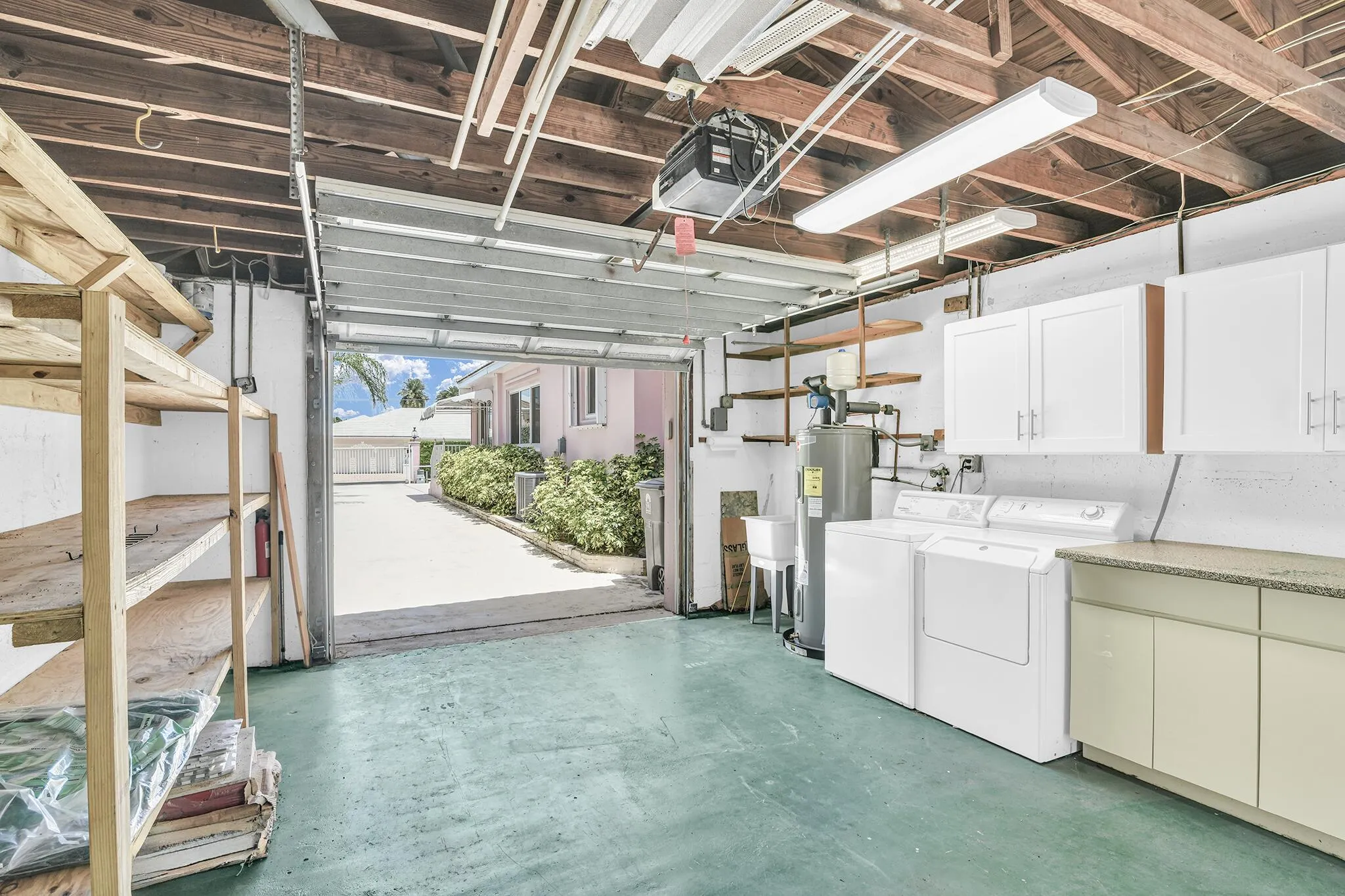 Garage and Storage Area