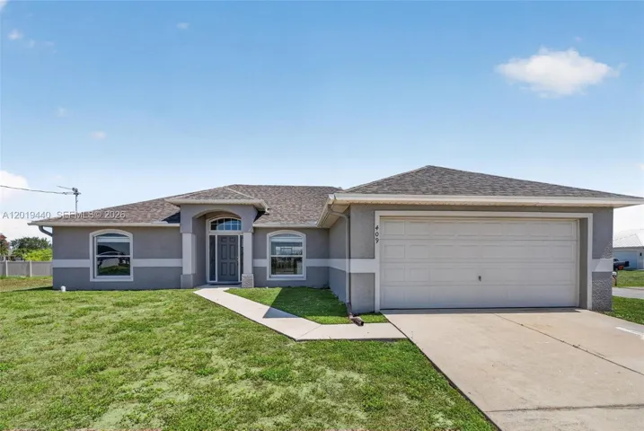 One Story 4BR/2BA/2CG