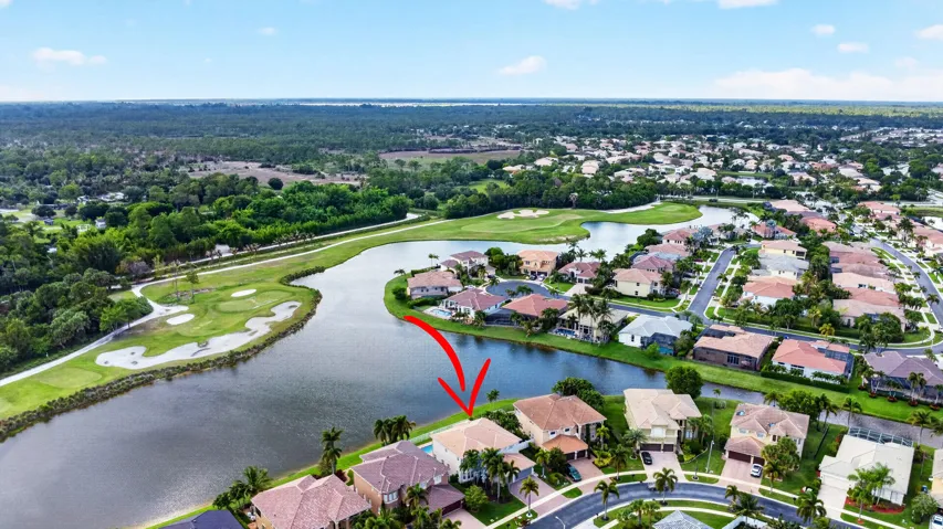 Aerial View Featuring Grand Lake & Golf Course View