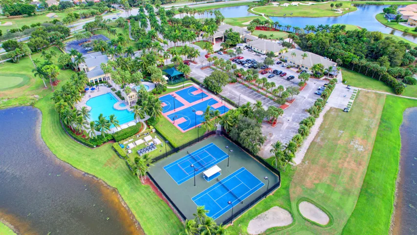 Aerial Clubhouse Amenities