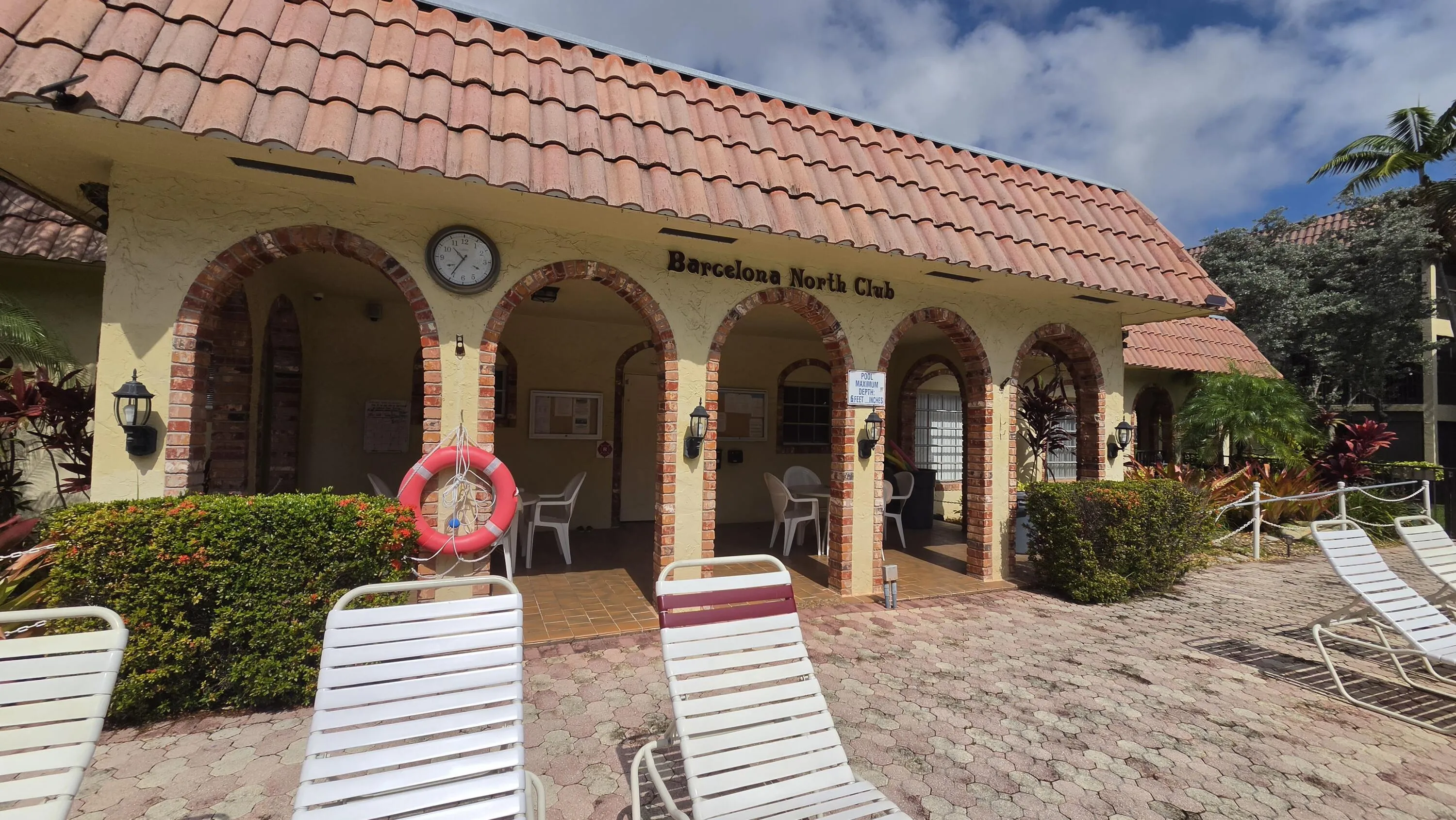 Clubhouse outside