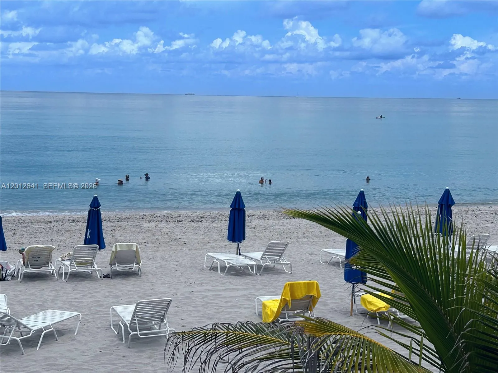 BEACH SERVICES PROVIDE LOUNGE AND UMBRELLAS