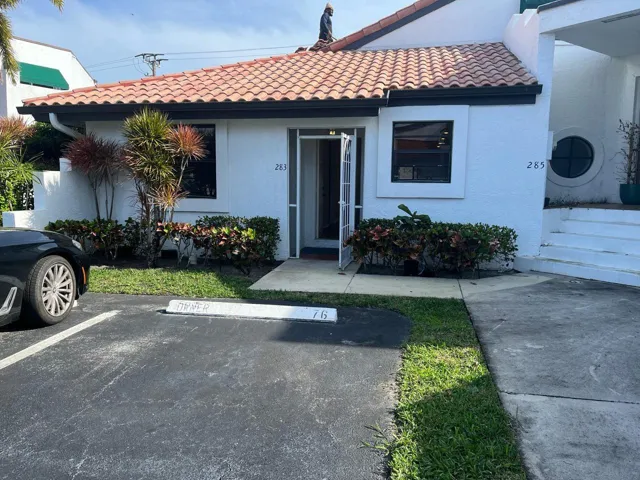 Front of the villa