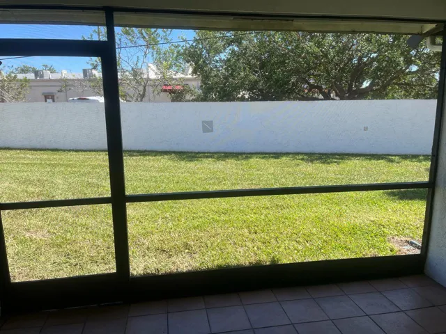 Patio area view