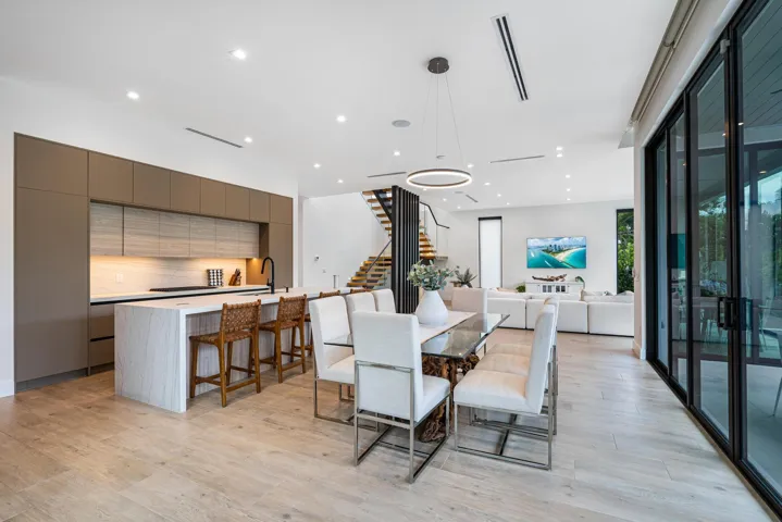 Exceptional dining area designed for sophisticated hosting and gatherings.