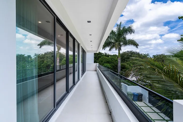Front balconies shared by two east-facing bedrooms with abundant of light.