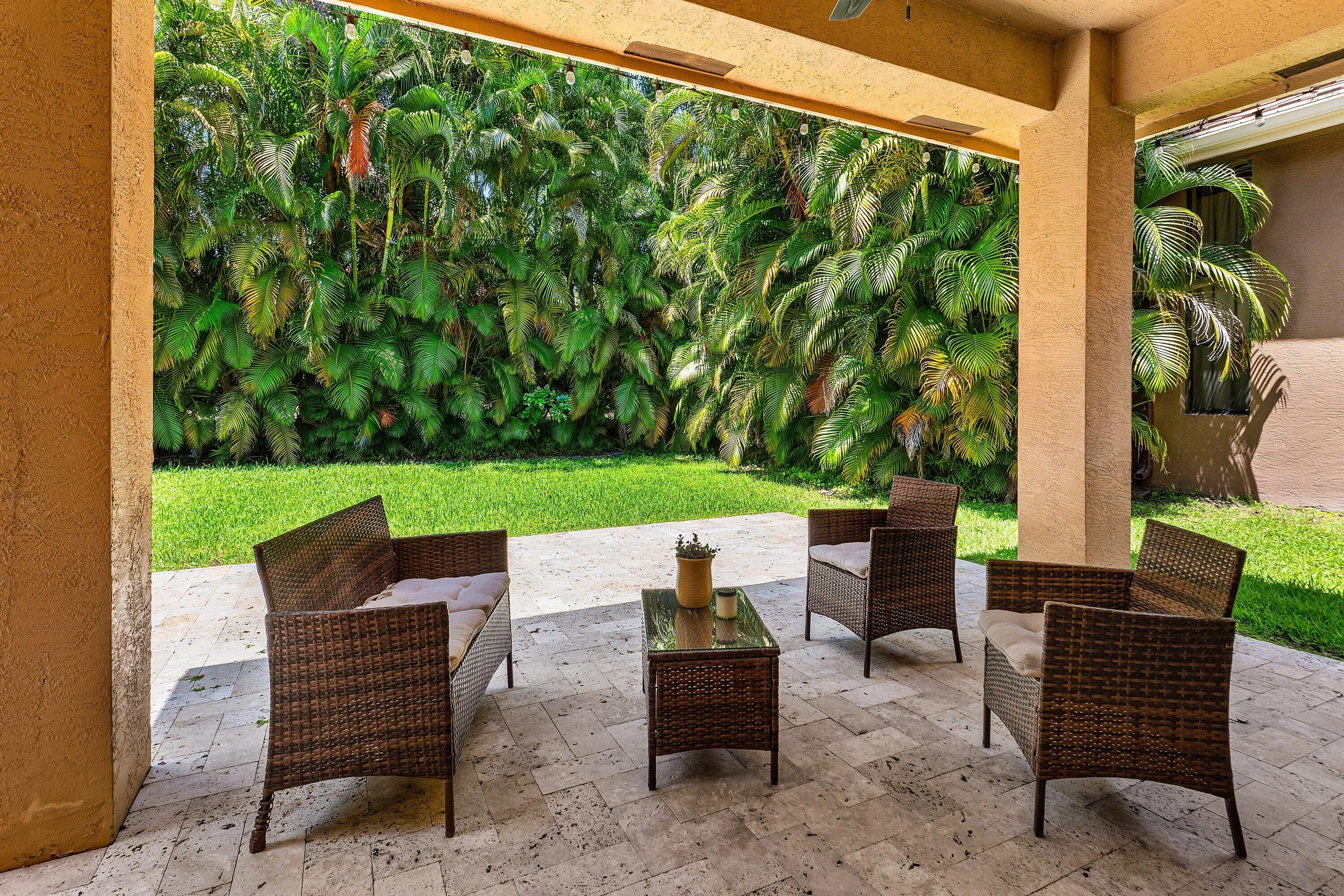 Travertine Patio
