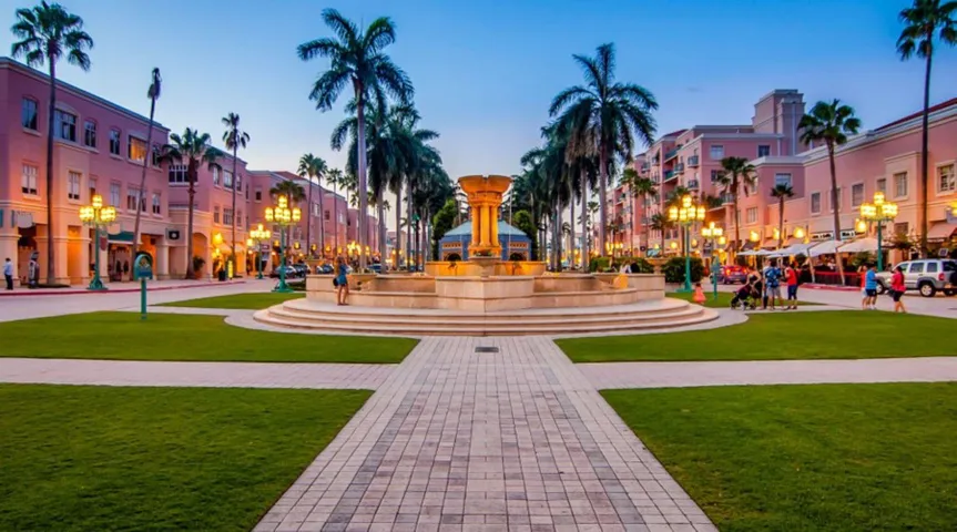 Mizner Park Fountain