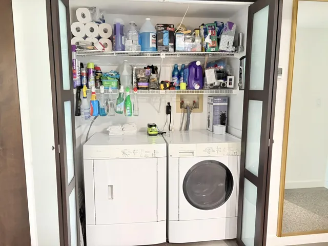 Full Size Washer & Dryer in the unit