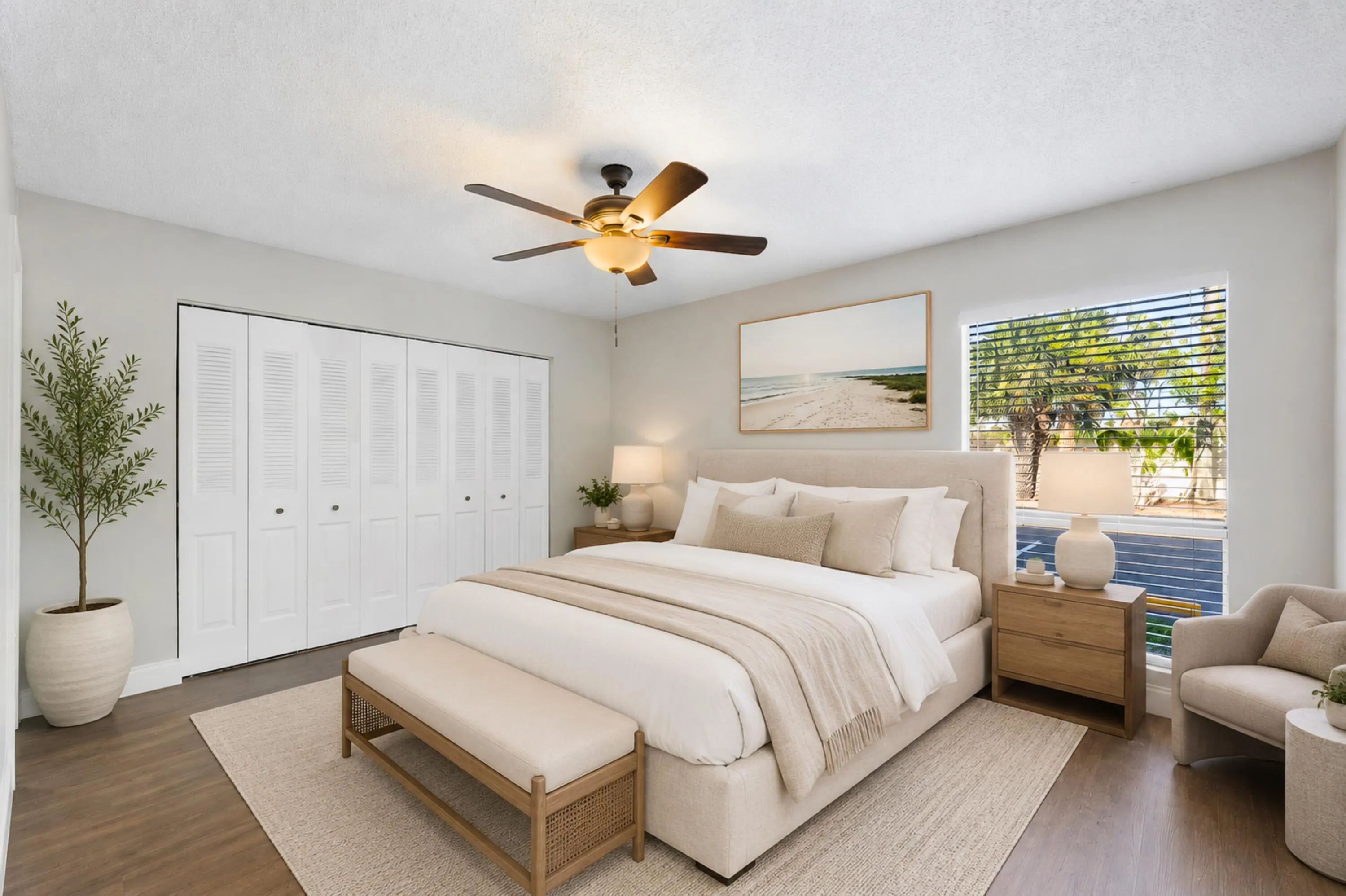 Staged Bedroom