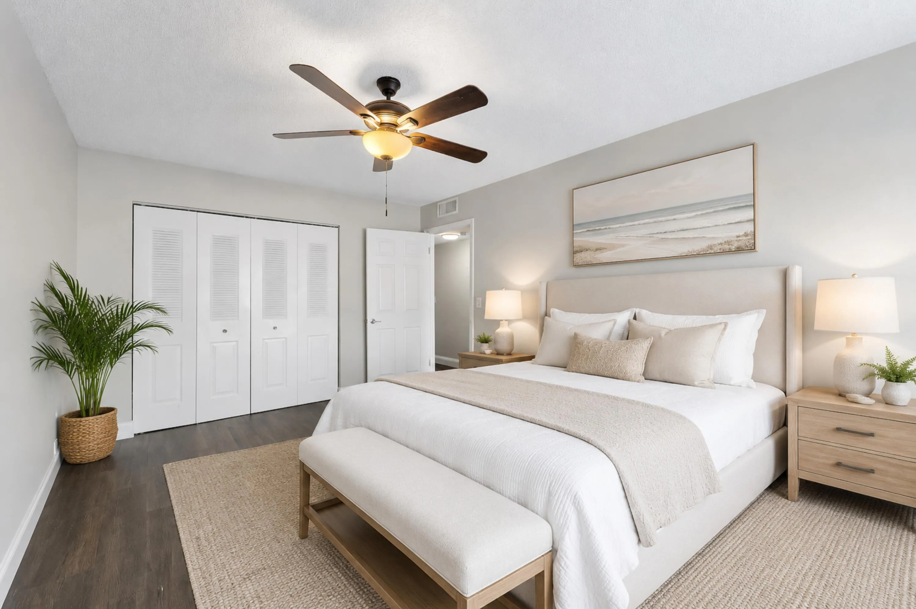 Staged Bedroom