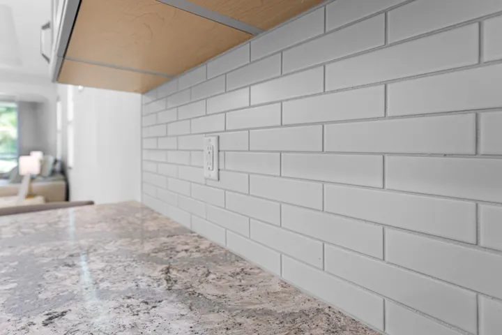 Sleek Subway Tile Backsplash