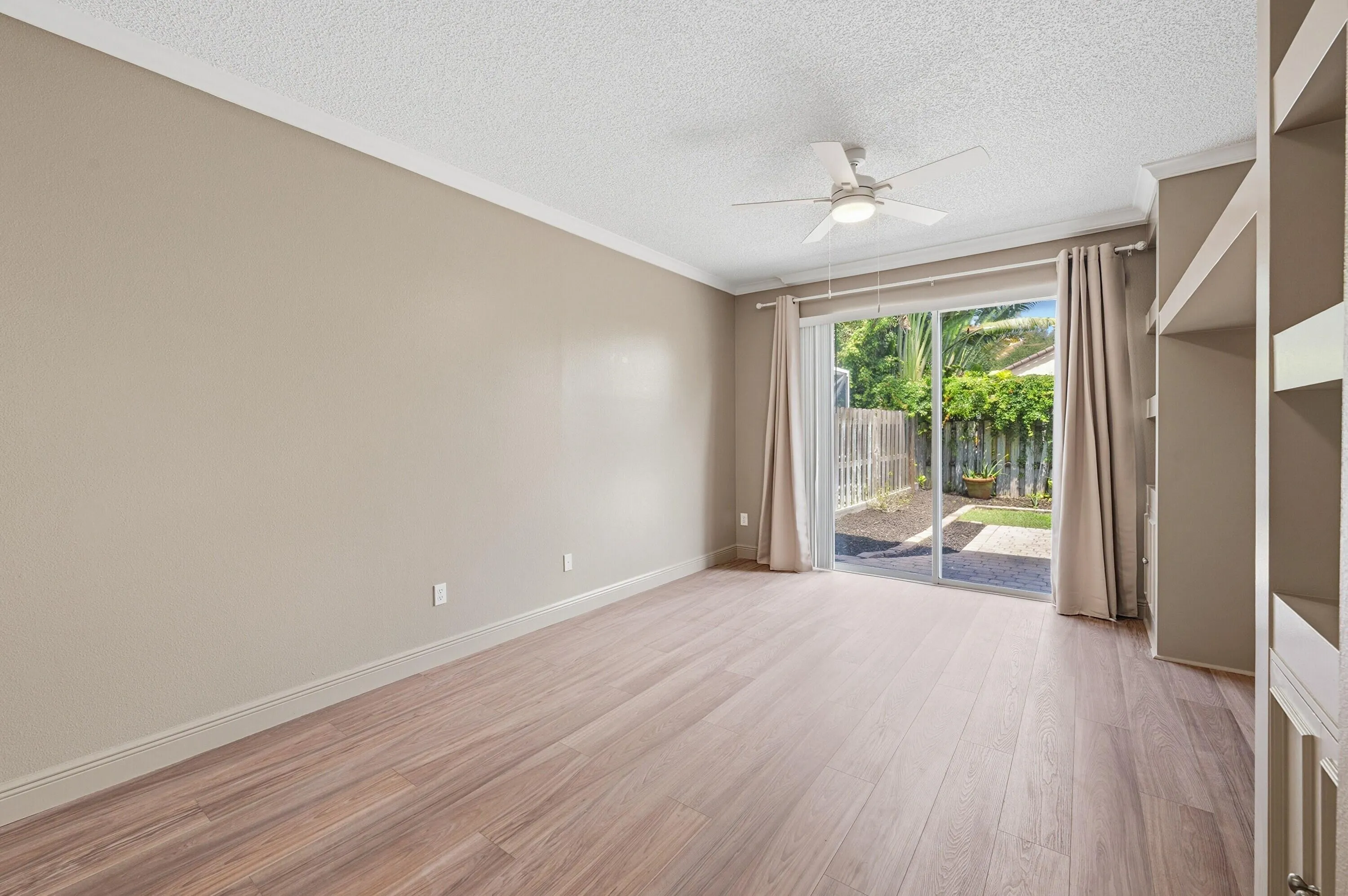 Ground floor master with access to patio