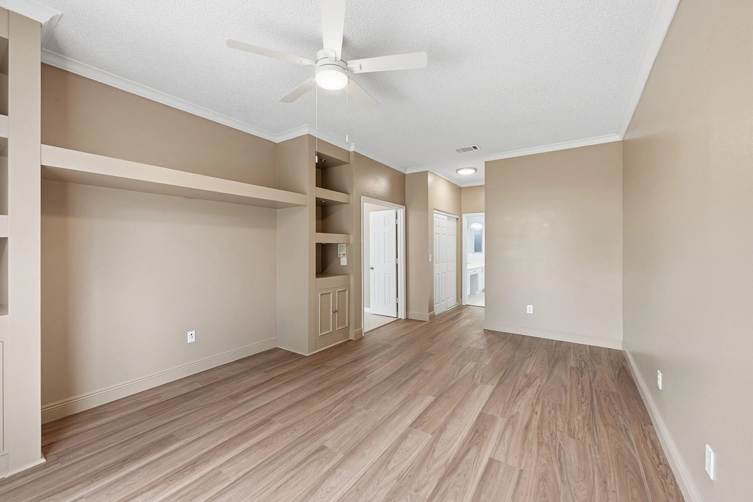 Reverse angle master bedroom